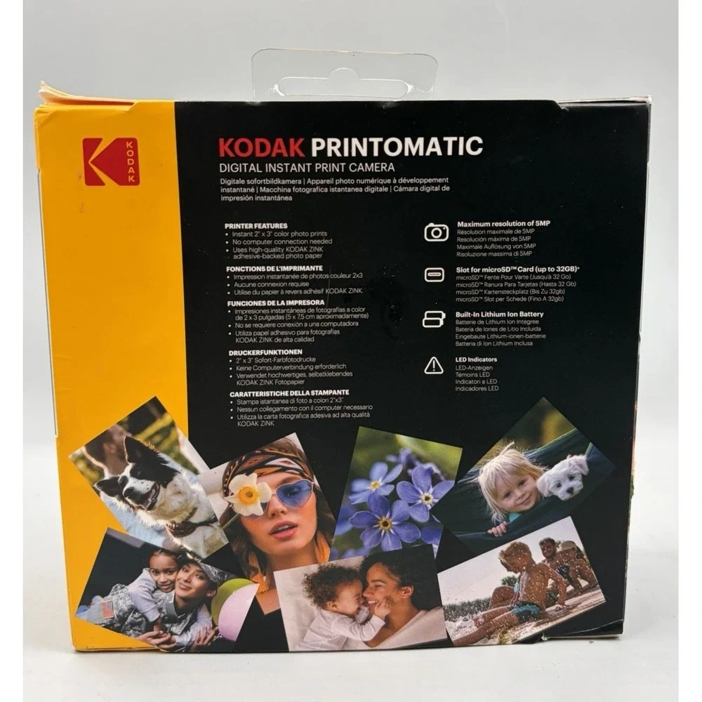 Kodak Printomatic Digital Instant Print Camera - Blue